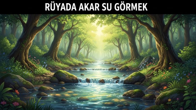 "Rüyada Akar Su Görmek""