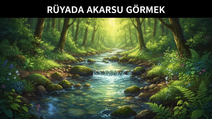 "Rüyada Akarsu Görmek"