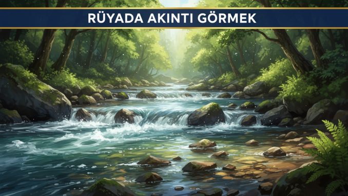 "Rüyada Akıntı Görmek"