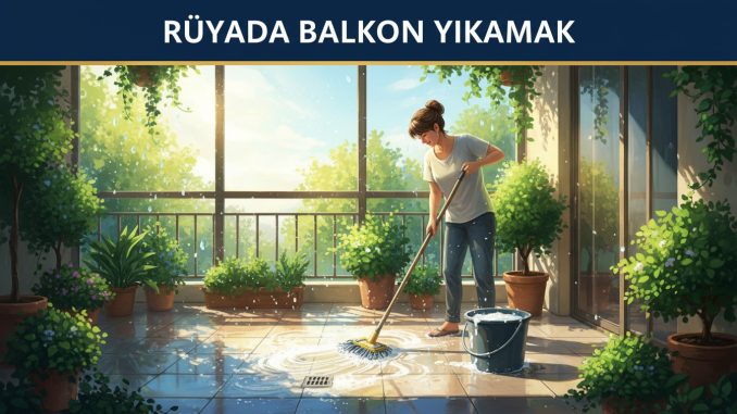 "Rüyada Balkon Yıkamak"