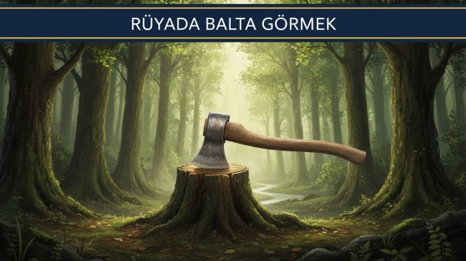 "Rüyada Balta Görmek"