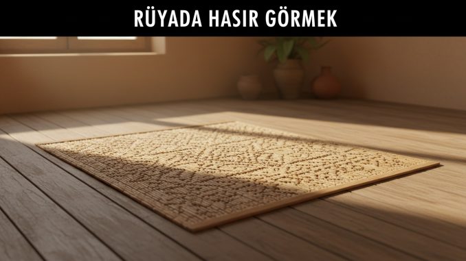 "Rüyada Hasır Görmek"