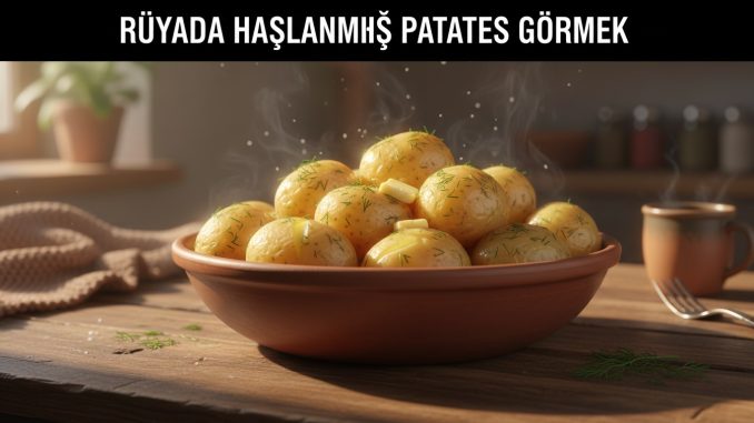 "Rüyada Haşlanmış Patates Görmek"