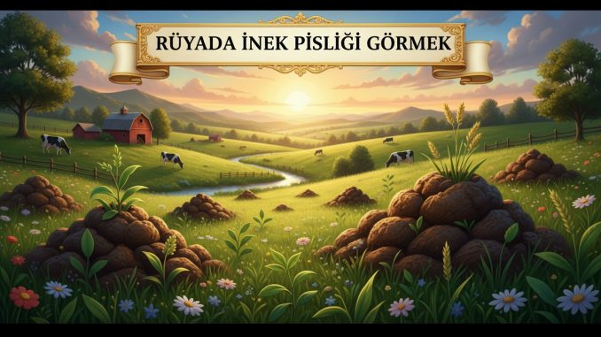 "Rüyada İnek Pisliği Görmek"
