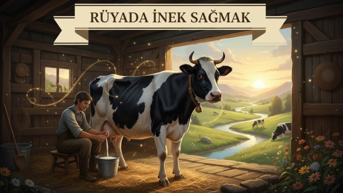 "Rüyada İnek Sağmak"