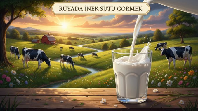 "Rüyada İnek Sütü Görmek"