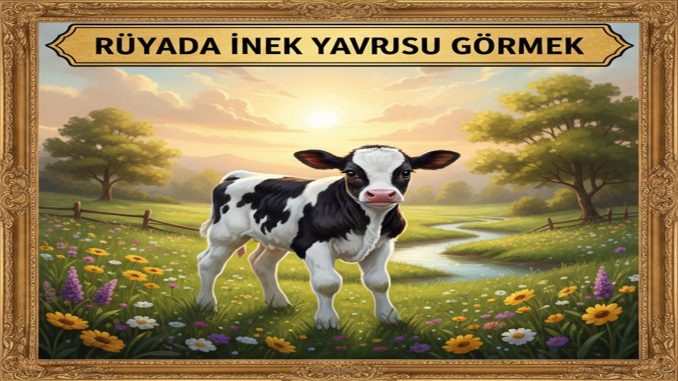 "Rüyada İnek Yavrusu Görmek"