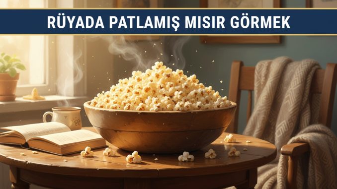 "Rüyada Patlamış Mısır Görmek"