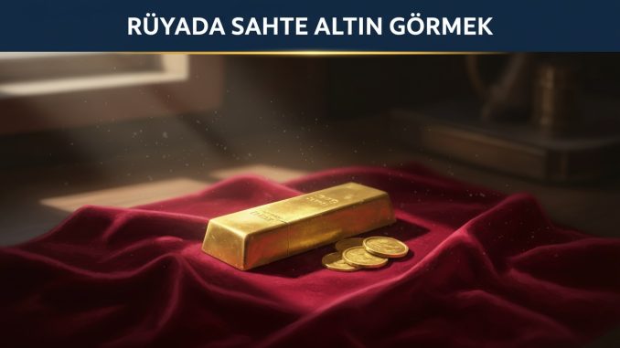 "Rüyada Sahte Altın Görmek"