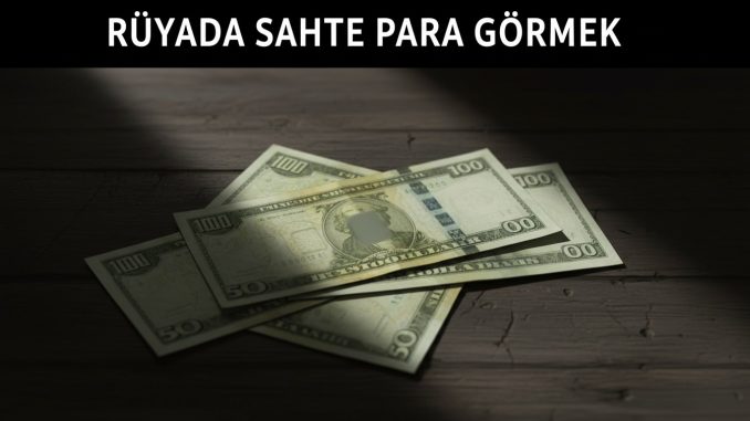 "Rüyada Sahte Para Görmek"