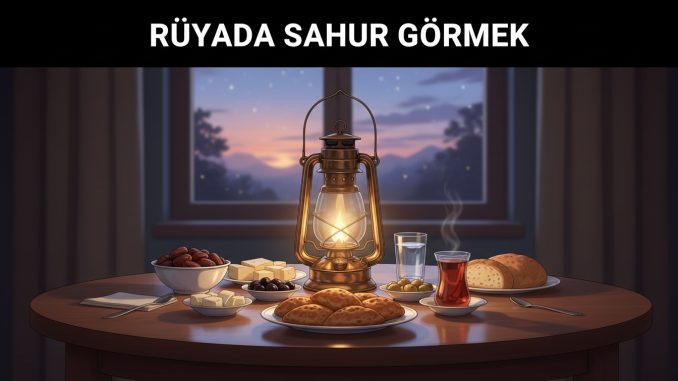 "Rüyada Sahur Görmek"