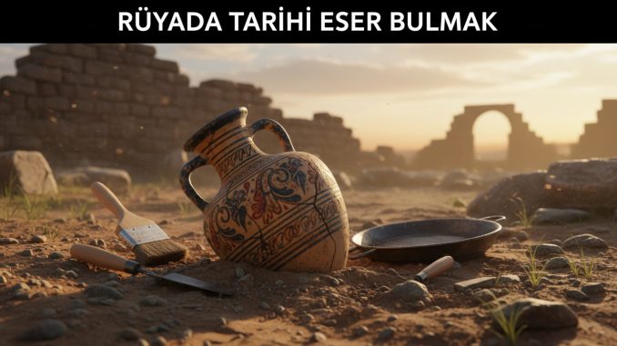 "Rüyada Tarihi Eser Bulmak"
