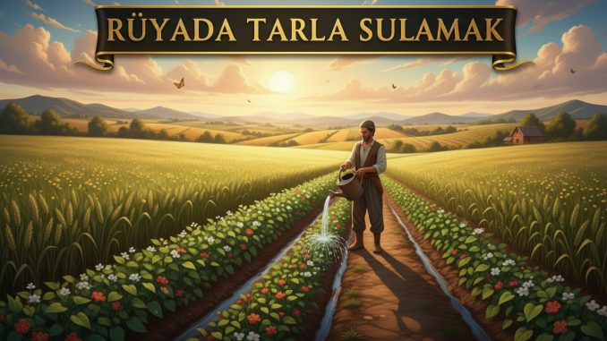 "Rüyada Tarla Sulamak"