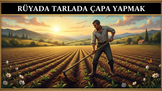 "Rüyada Tarlada Çapa Yapmak"
