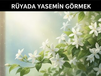 "Rüyada Yasemin Görmek"